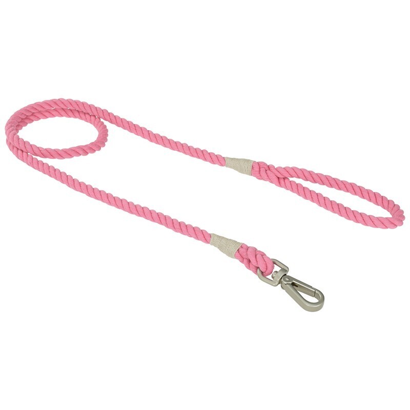 Naturally Good Hundeleinen Naturally Good Tauleine pink