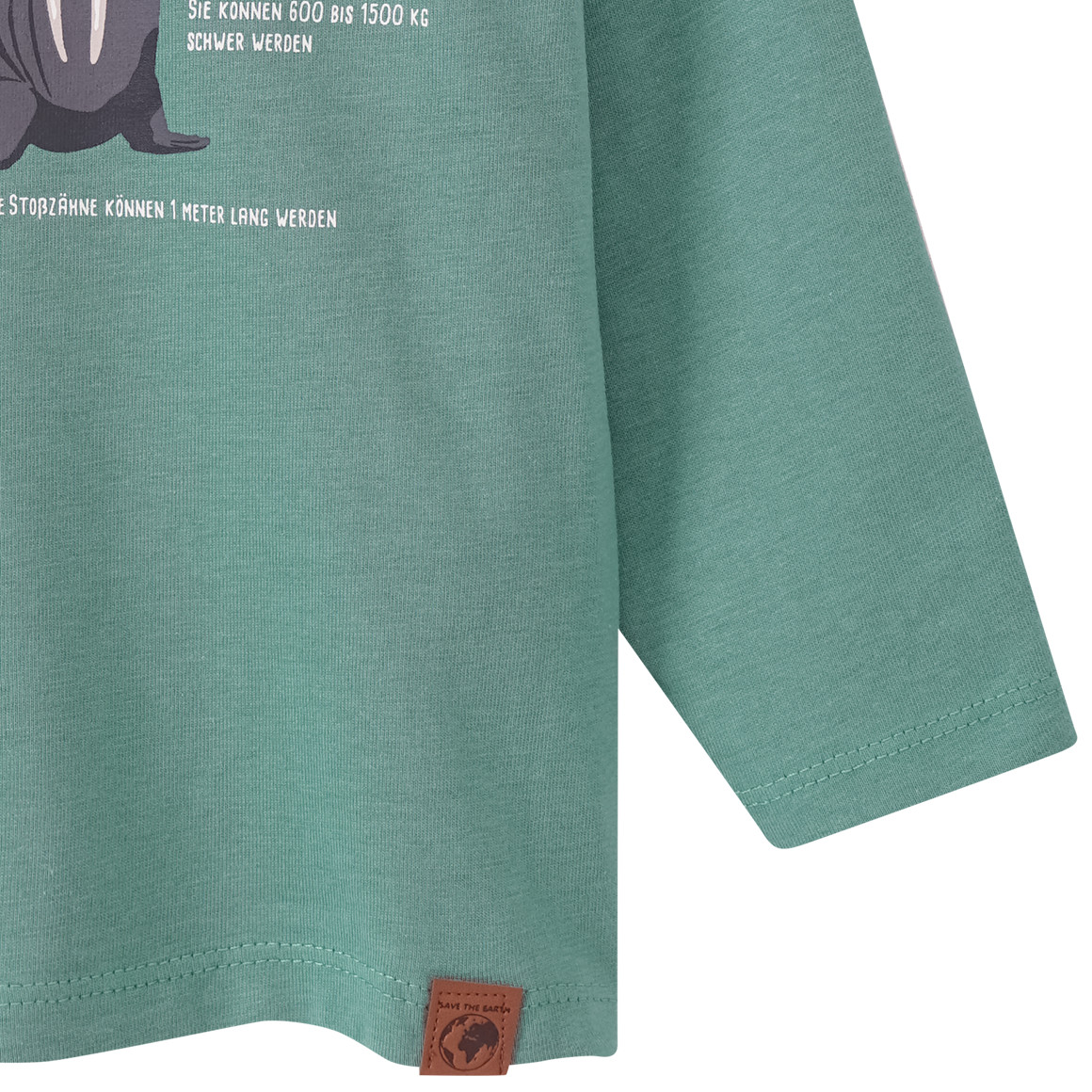 Baby Langarmshirt mit Walross-Print