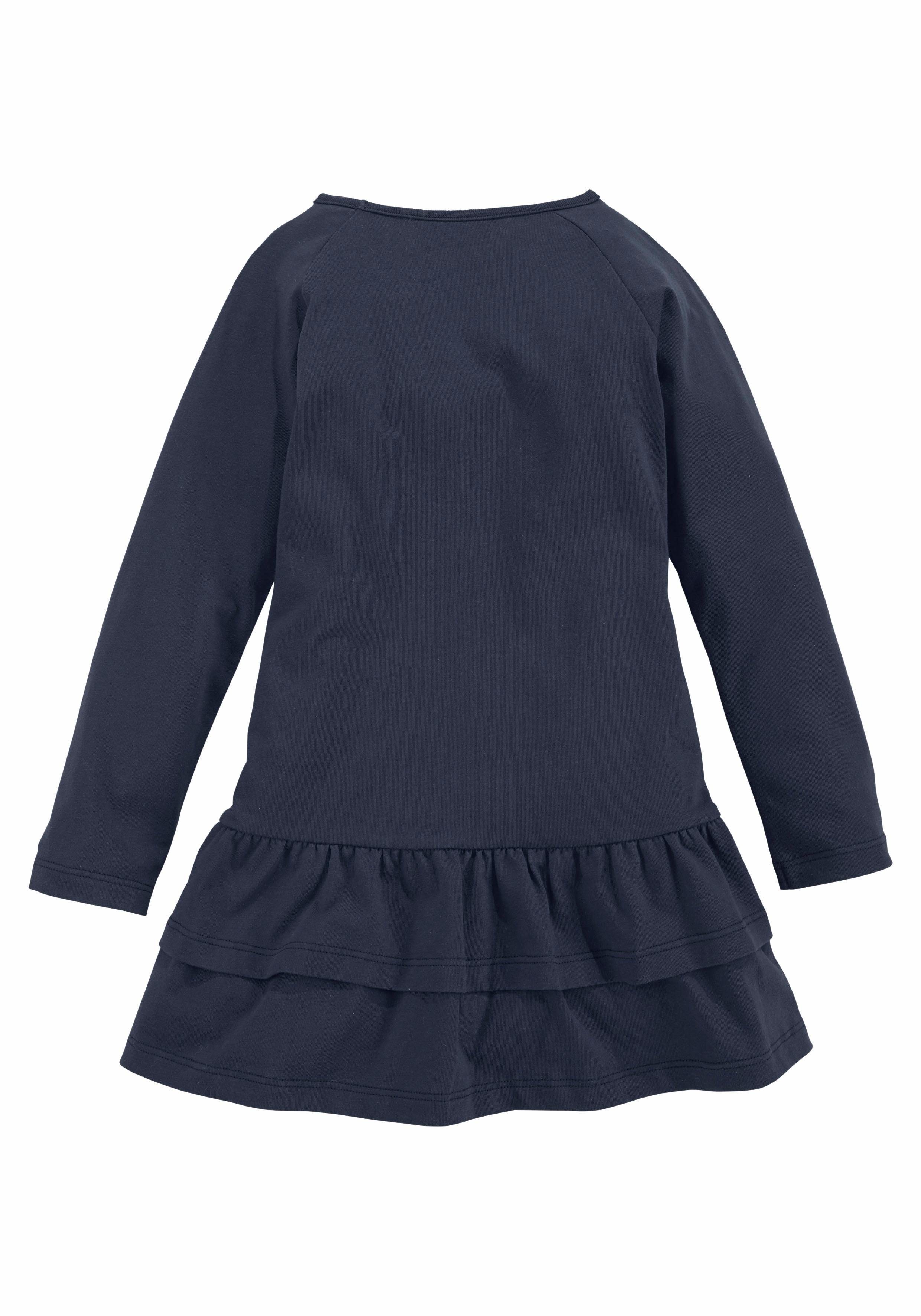 Miss Melody Jerseykleid toller Frontdruck mit Glitzereffekt