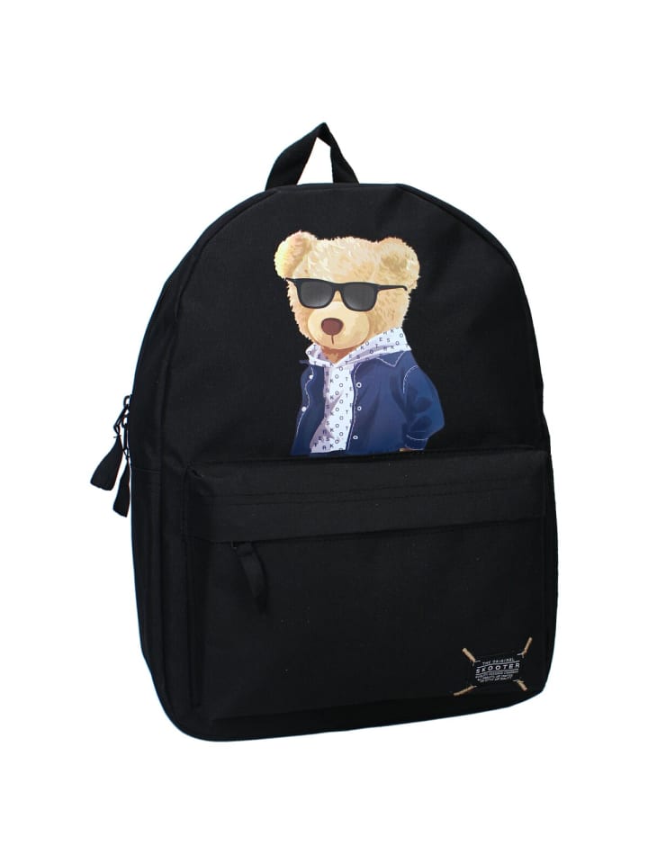 COFI 1453 Skooter Rucksack Schwarz – Ergonomisch, geräumig & in Schwarz günstig kaufen 39 cm