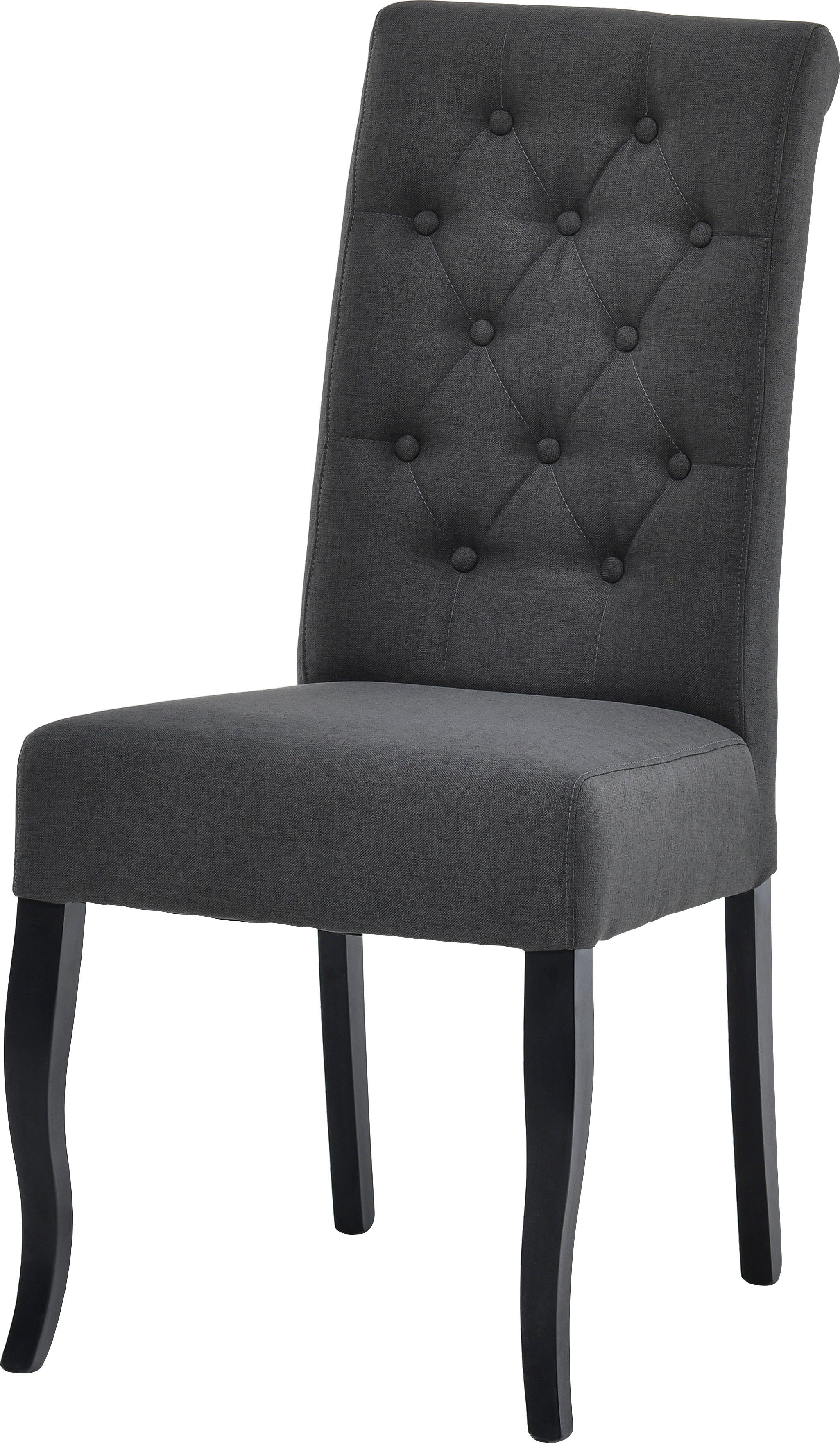 Home affaire 4-Fußstuhl Caputh (Set, 2 St), im 2er-Set, aus massiver Buche