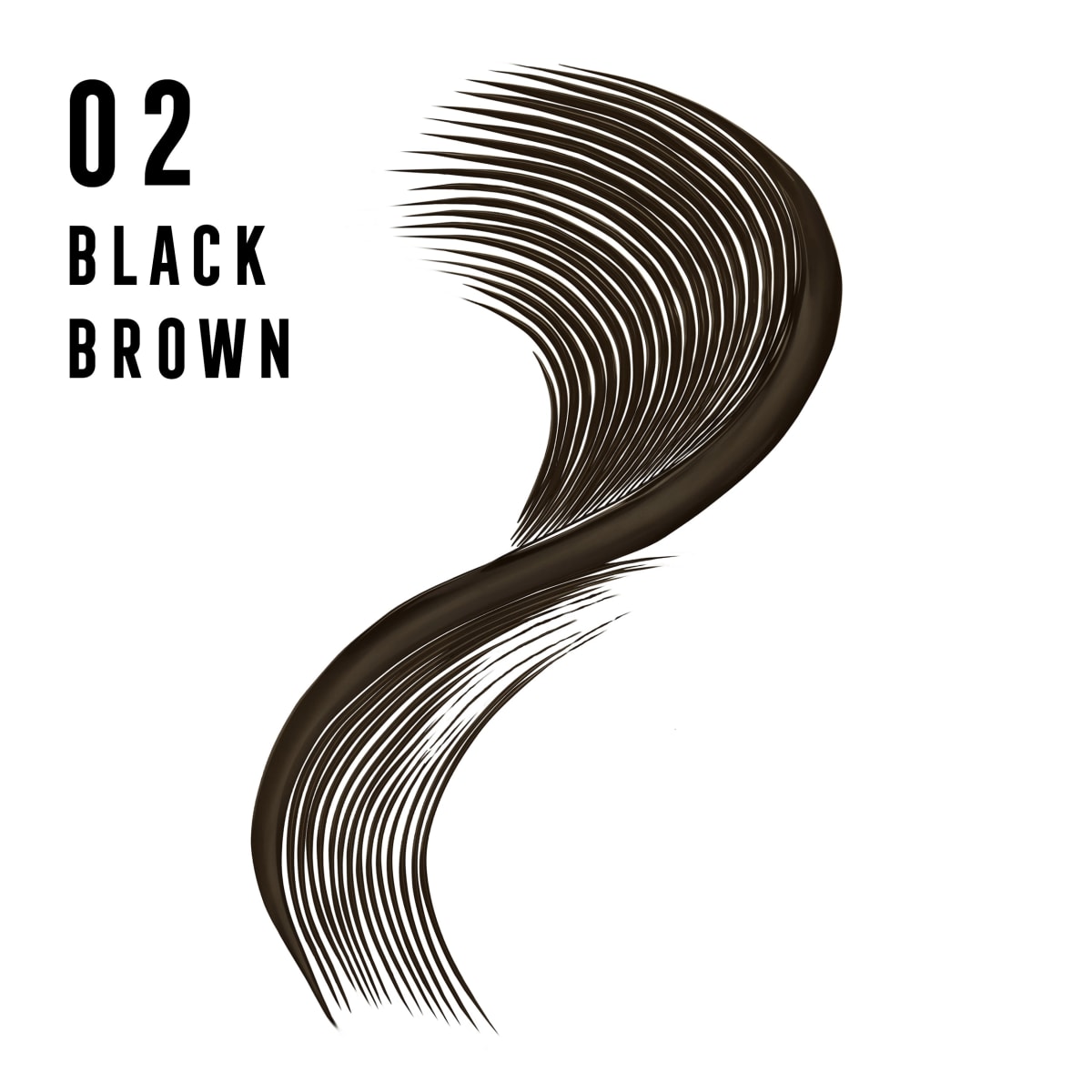 Mascara Masterpiece 2in1 Lash Wow 002 Black Brown, 7 ml