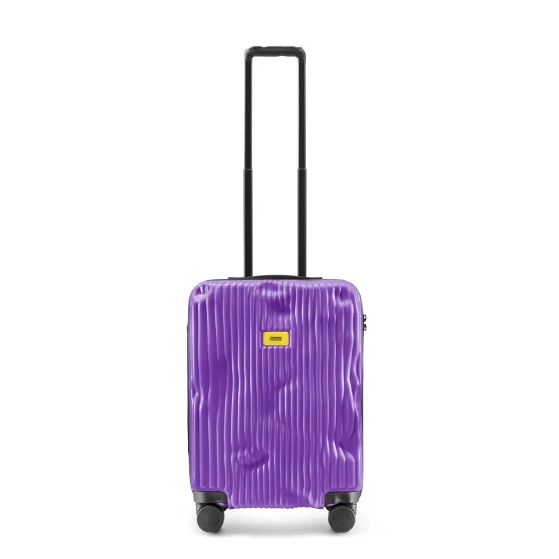 Crash Baggage Stripe Kabinengepäck S (55 cm) - Grape Violet