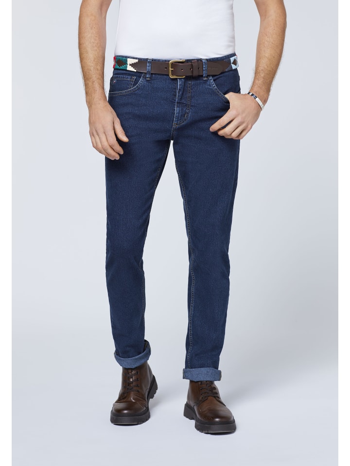Polo Sylt Jeans in Blau günstig kaufen