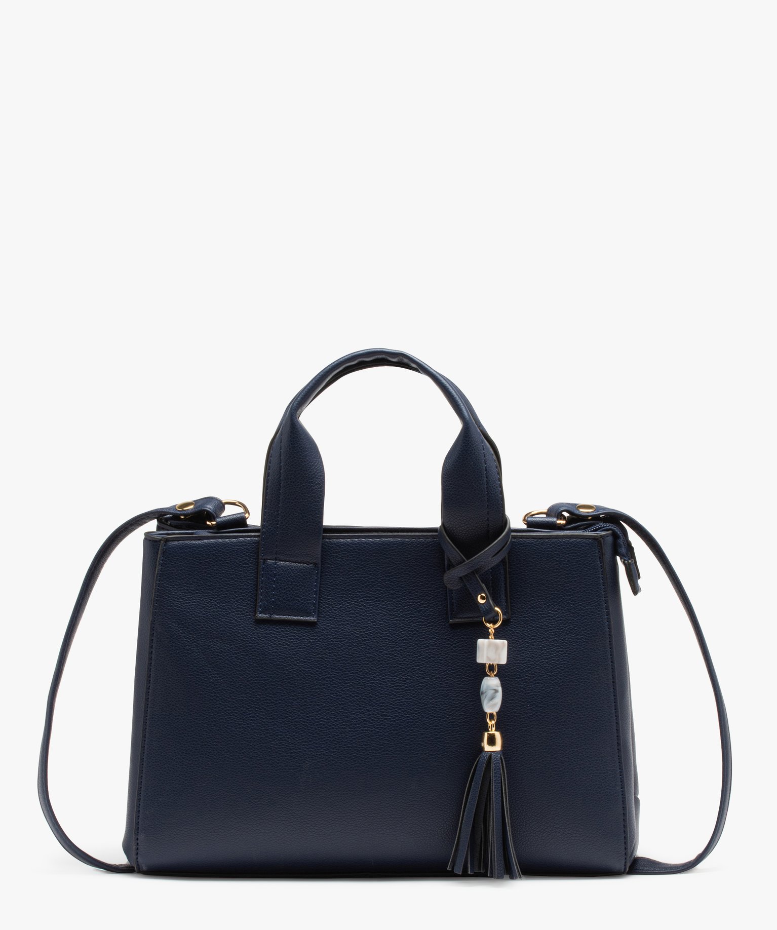 Sac à main à double compartiment femme bleu | GEMO