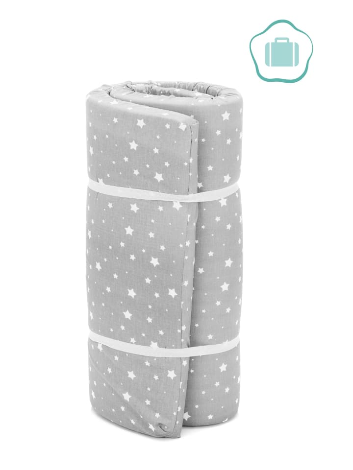 fillikid Reisebettmatratze Exklusiv 120 x 60 cm in Stars Grau günstig kaufen 60x120 cm
