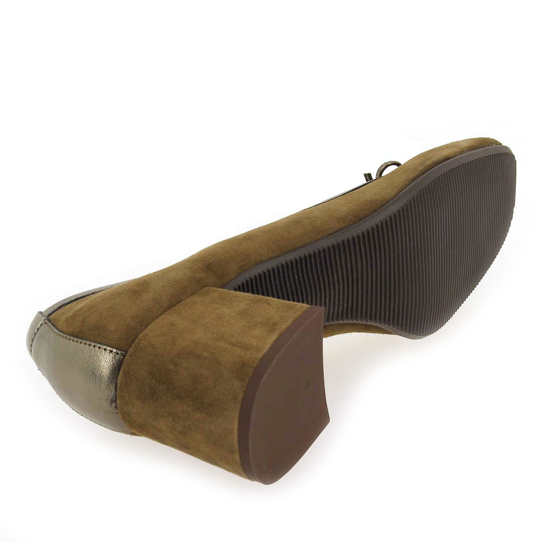 Reqins  MADAME CUIR - Marron Bronze
