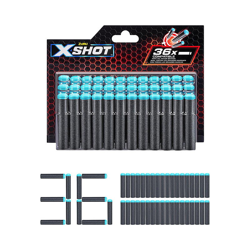 X-Shot Piler 36-pk, X-shot