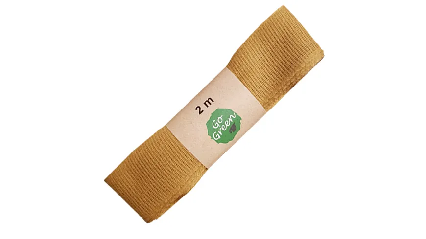 TRUBA GoGreen Baumwollband ocker 2 m ocker