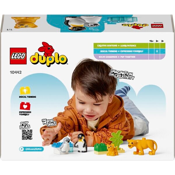 LEGO DUPLO 10442 Vadállat családok: Pingvinek és oroszlánok