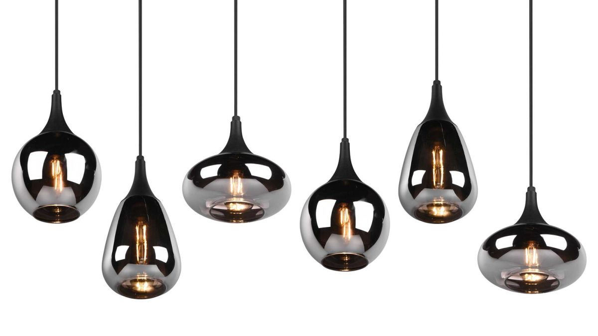 TRIO 6-flg Pendelleuchte Lumina