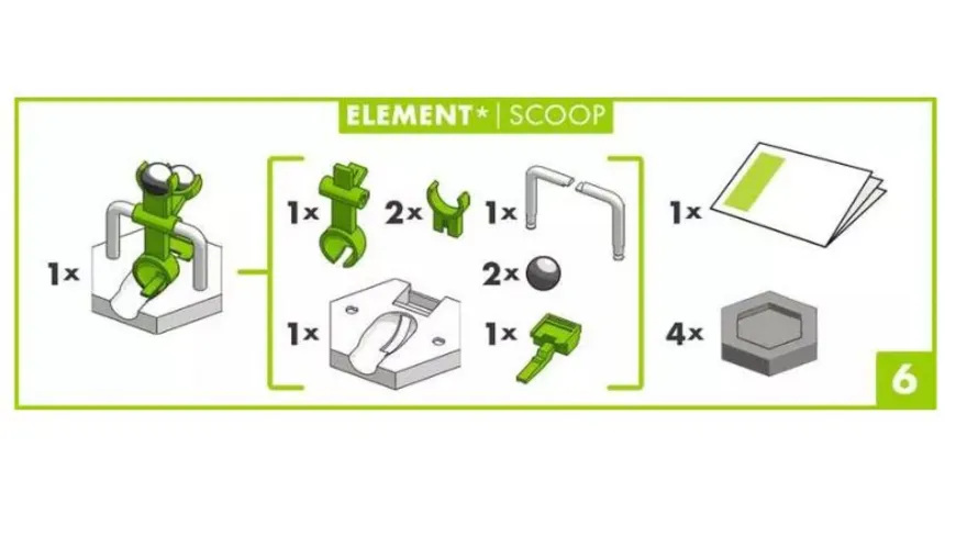 Ravensburger Beschäftigung - GraviTrax Element Scoop - Kugelbahn-Erweiterung