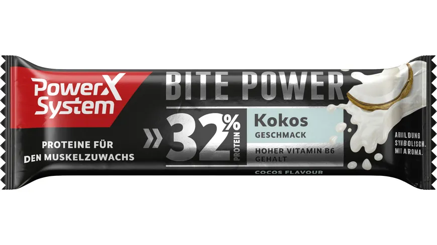 Power System Proteinriegel Bite Power Kokos 35 g
