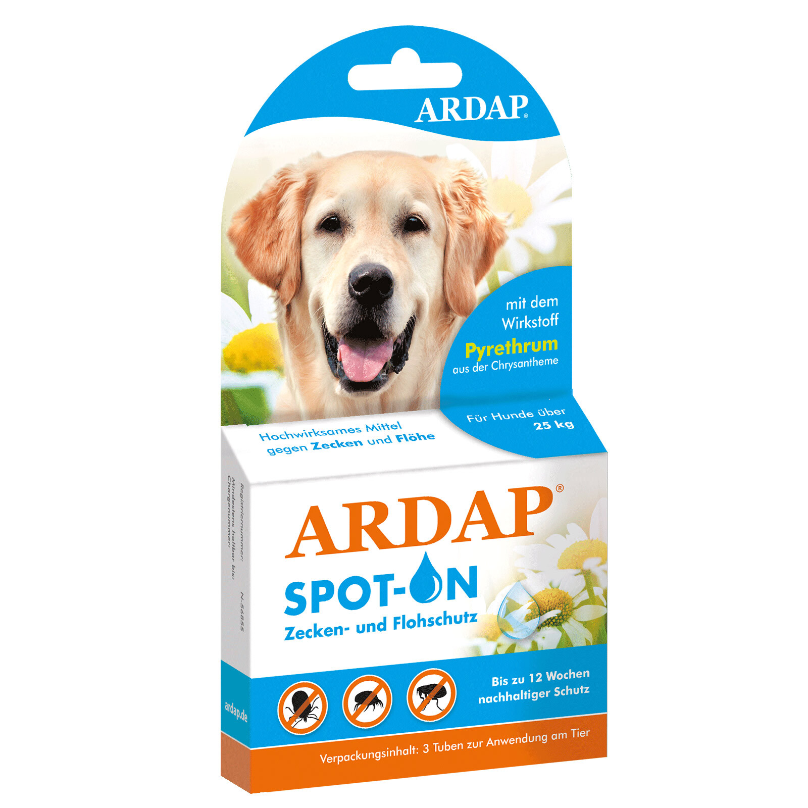 Ardap Floh- & Zeckenmittel Ardap Spot-On für Hunde L
