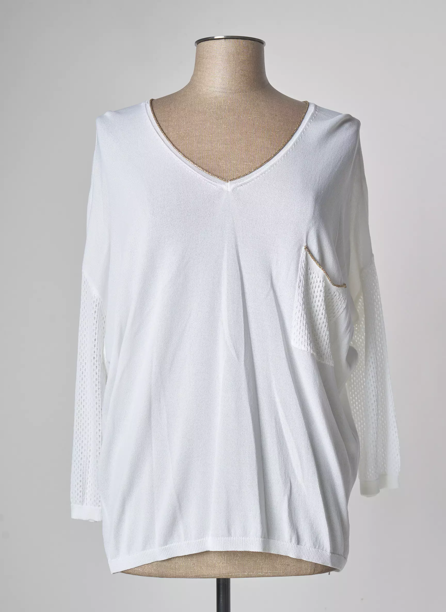 Eva Kayan Pulls Femme couleur blanc