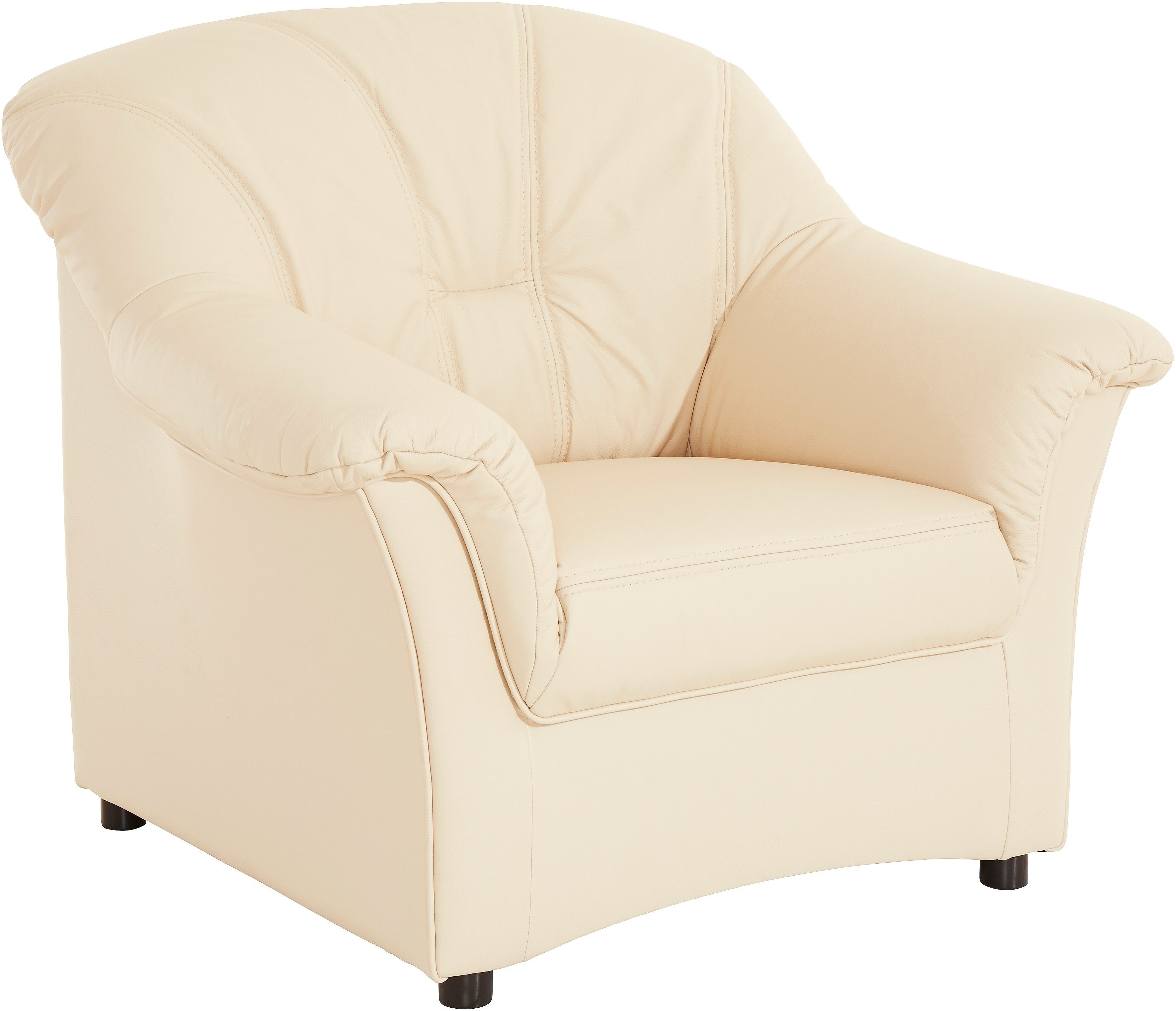 DOMO collection Sessel Flores, wahlweise mit Federkern (nicht bei Microfaser PRIMABELLE®-Struktur)