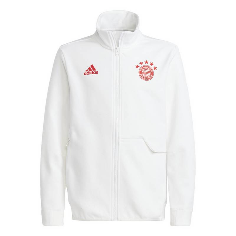 adidas FC Bayern München Juniors Anthem Jacke Sweatshirt Kinder