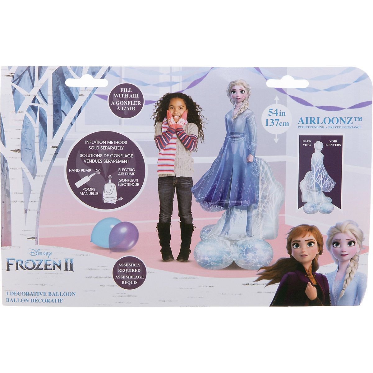 AirLoonz Elsa Frozen 2 Eiskönigin, 76 cm x 137 cm
