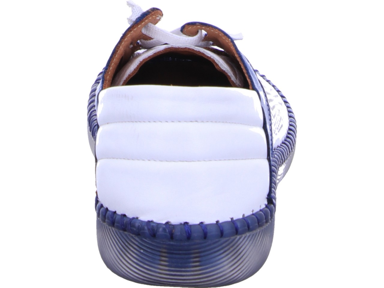 MANITU Sportliche Slipper weiss