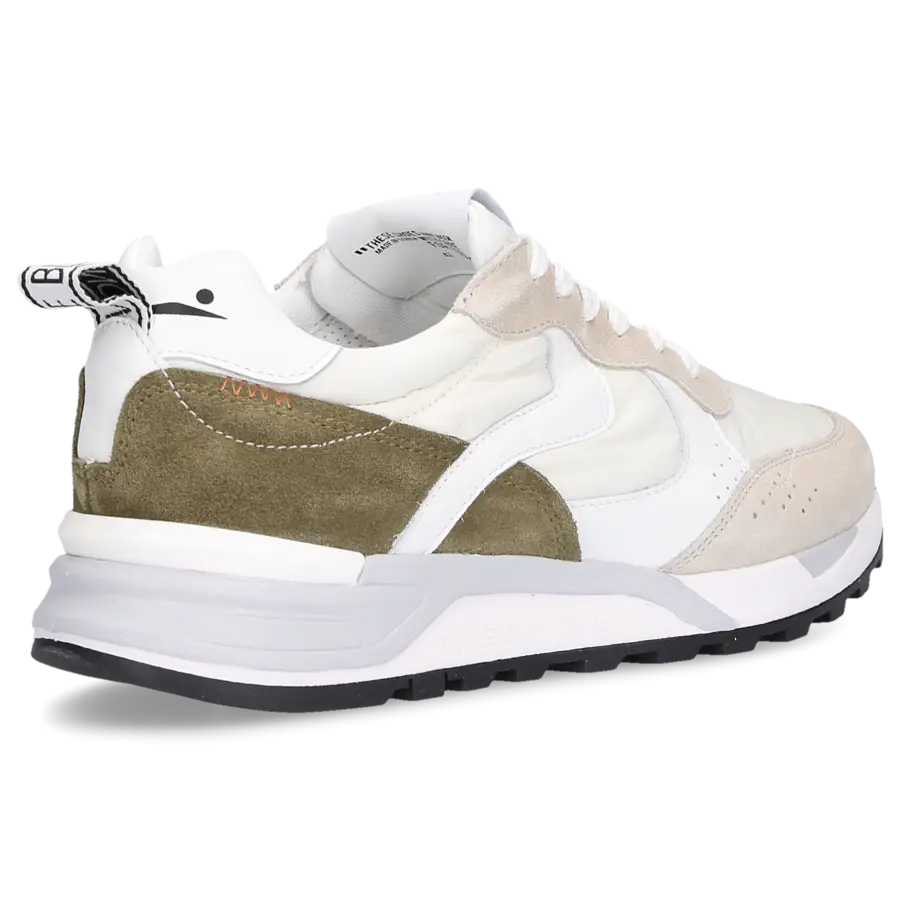 VOILE BLANCHE - Sneaker low MAGG Veloursleder - weiß