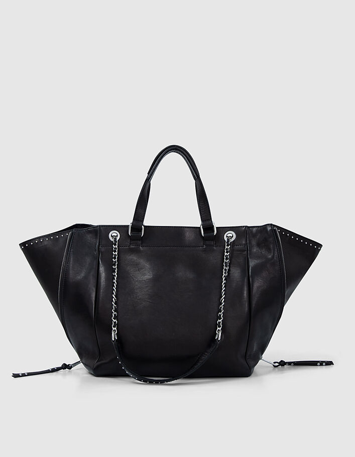 Sac cuir noir LE 1440 ROCK Leather Story femme