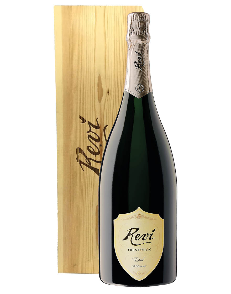Trento DOC Brut 2016 Revì Jeroboam 3 ℓ, Caisse bois