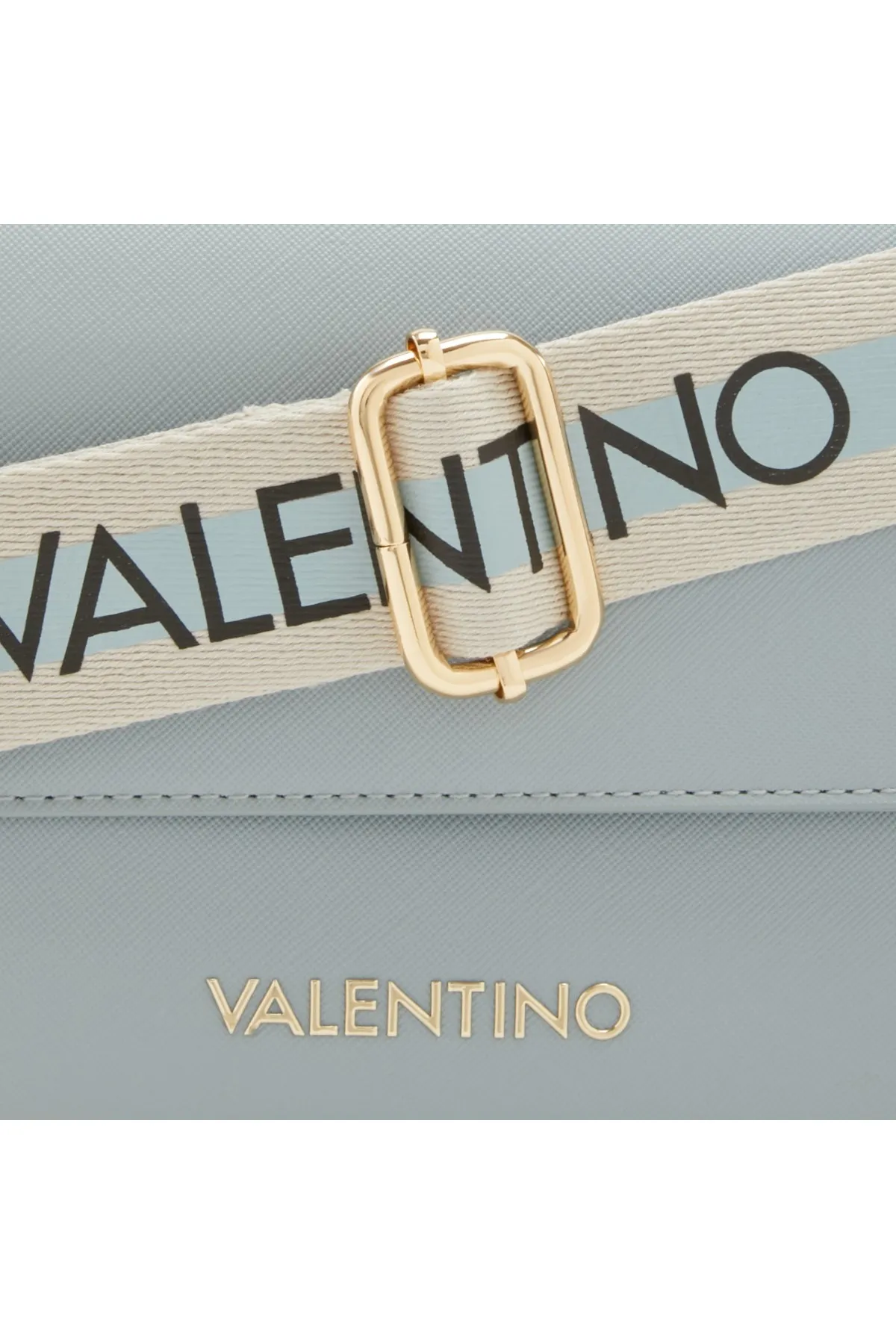 1'ASLAN  Valentino Bags Zero Damen Umhängetasche Blau Vbs7b303polvere