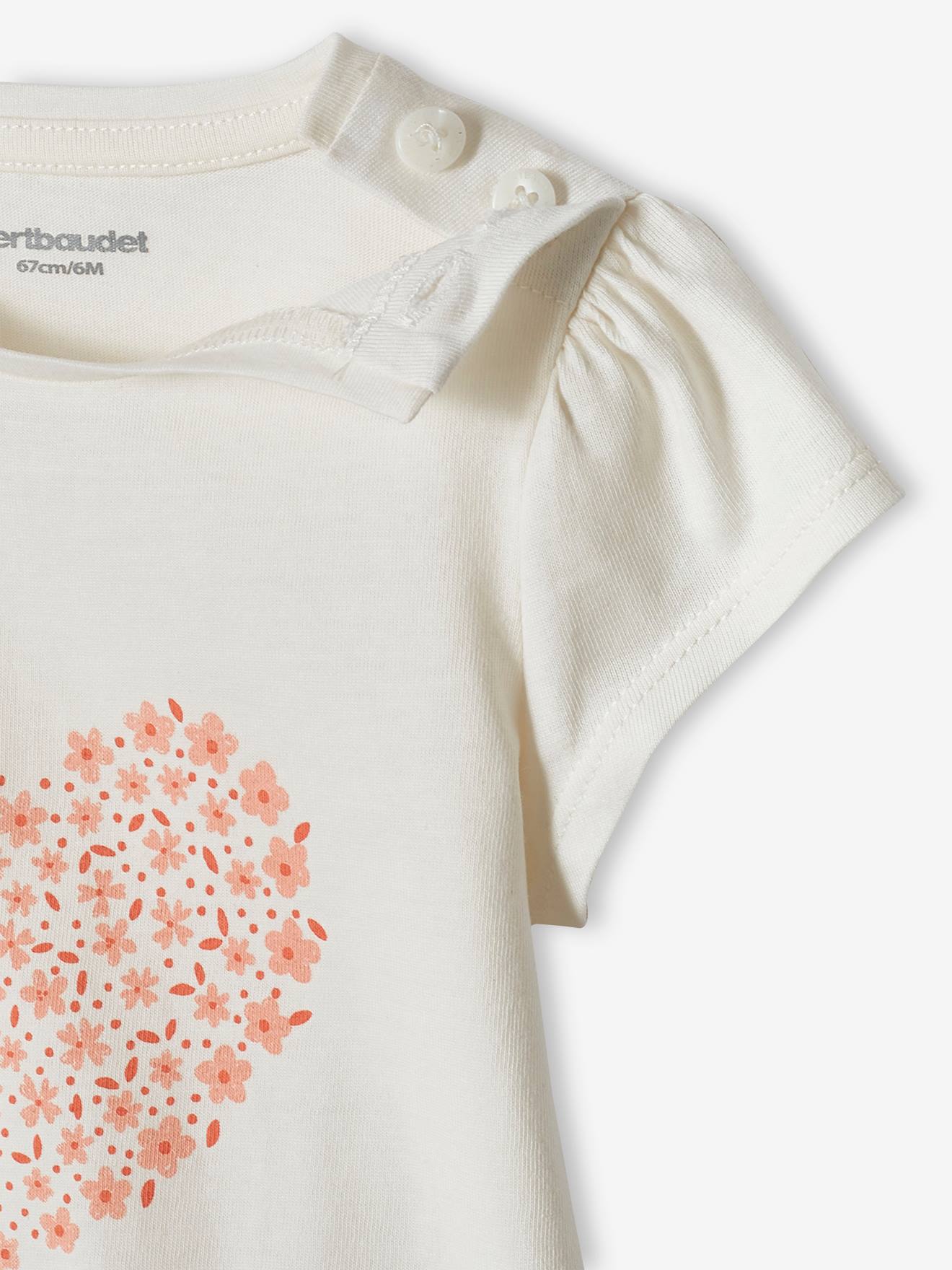 Lot de 2 T-shirts basics bébé manches courtes bleu grisé