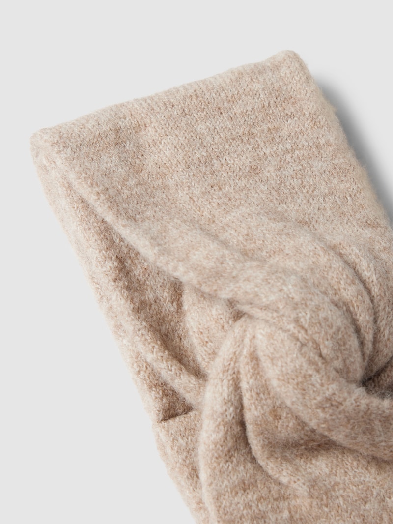 Stirnband mit Label-Detail Modell 'Witzia' in hellbraun