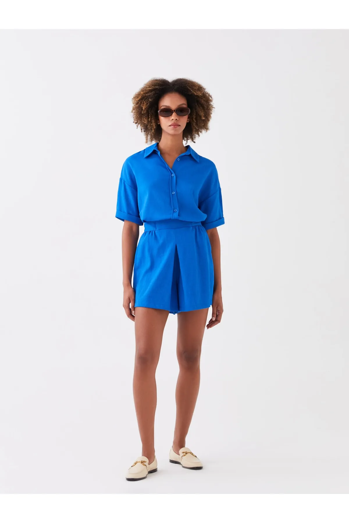 LC Waikiki  Gerade Shorts für Damen mit elastischer Taille