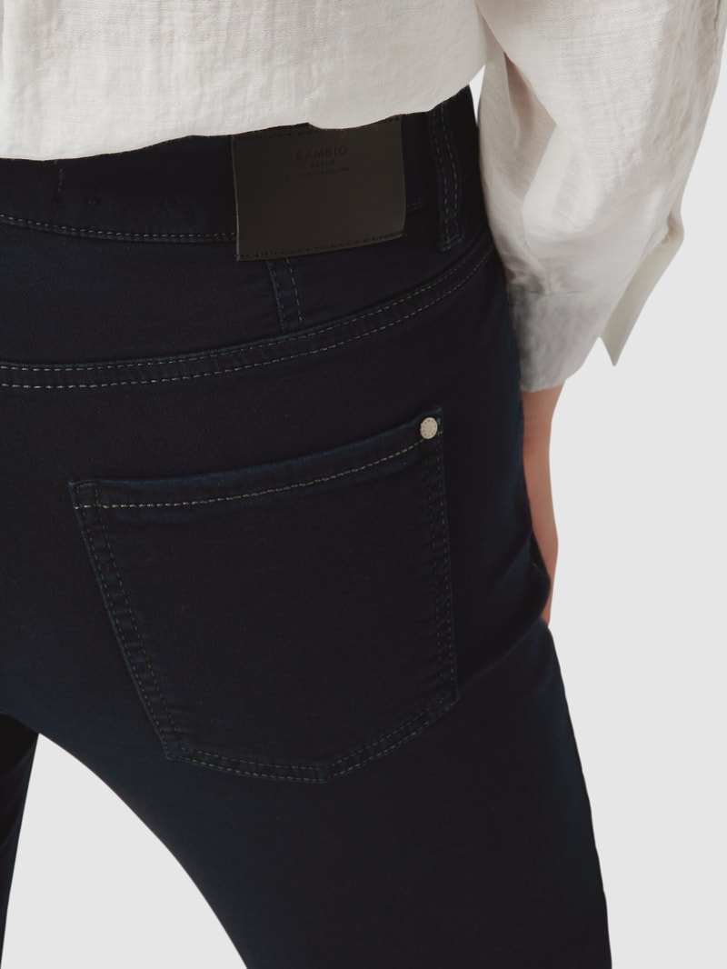 Straight Fit Jeans Modell 'Pearlie' in dunkelblau