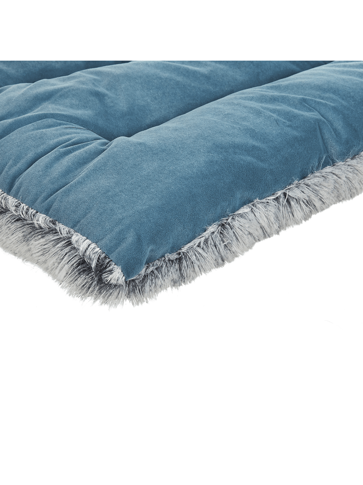 Beliani Tierbett ERGANI in Blau - (W) 60 x (H) 10 x (L) 45 cm günstig kaufen onesize
