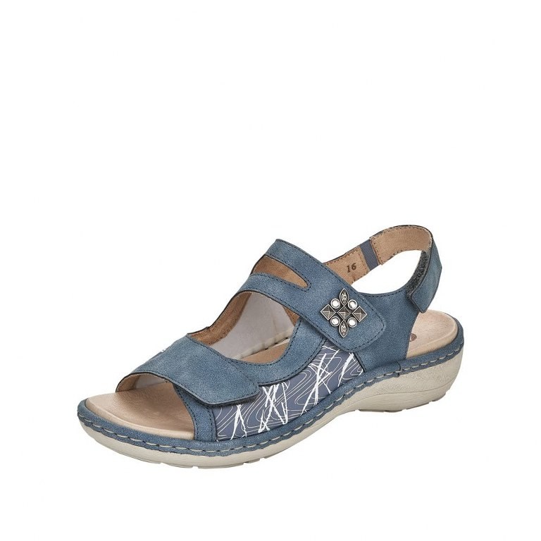 REMONTE Klassische Sandalen blau