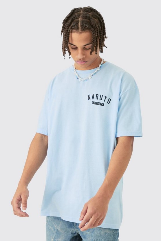 Oversize T-Shirt mit lizenziertem Naruto Anime Print