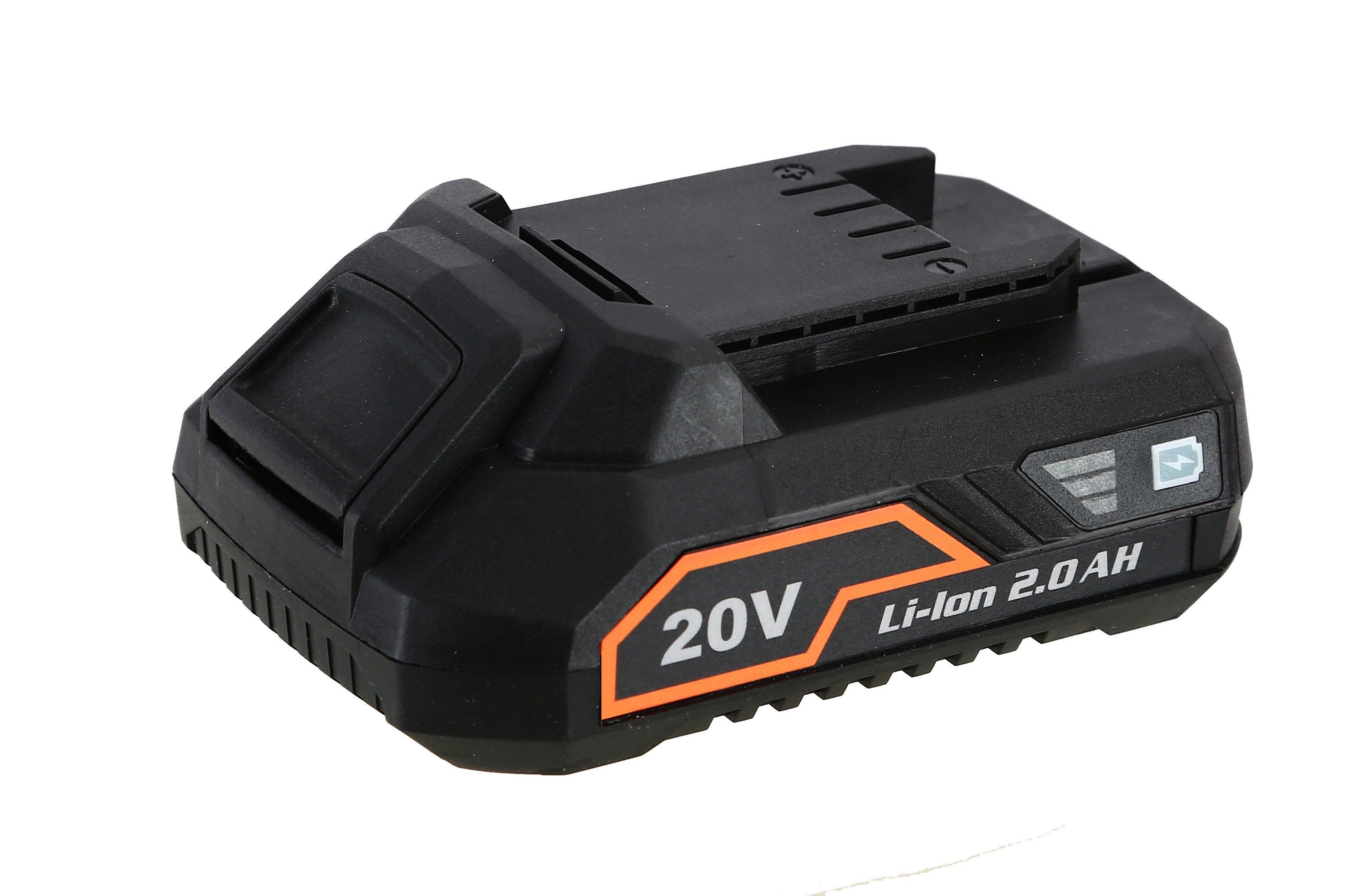 Profiwerk Akku-Exzenterschleifer PWES-01-Kit 20V, 125 mm, 2,0Ah Akku, Netzteil, max. 10000 U/min