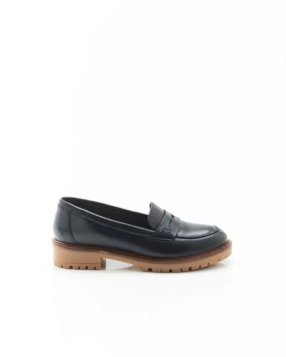 Mocassins crantés en cuir Amortyl