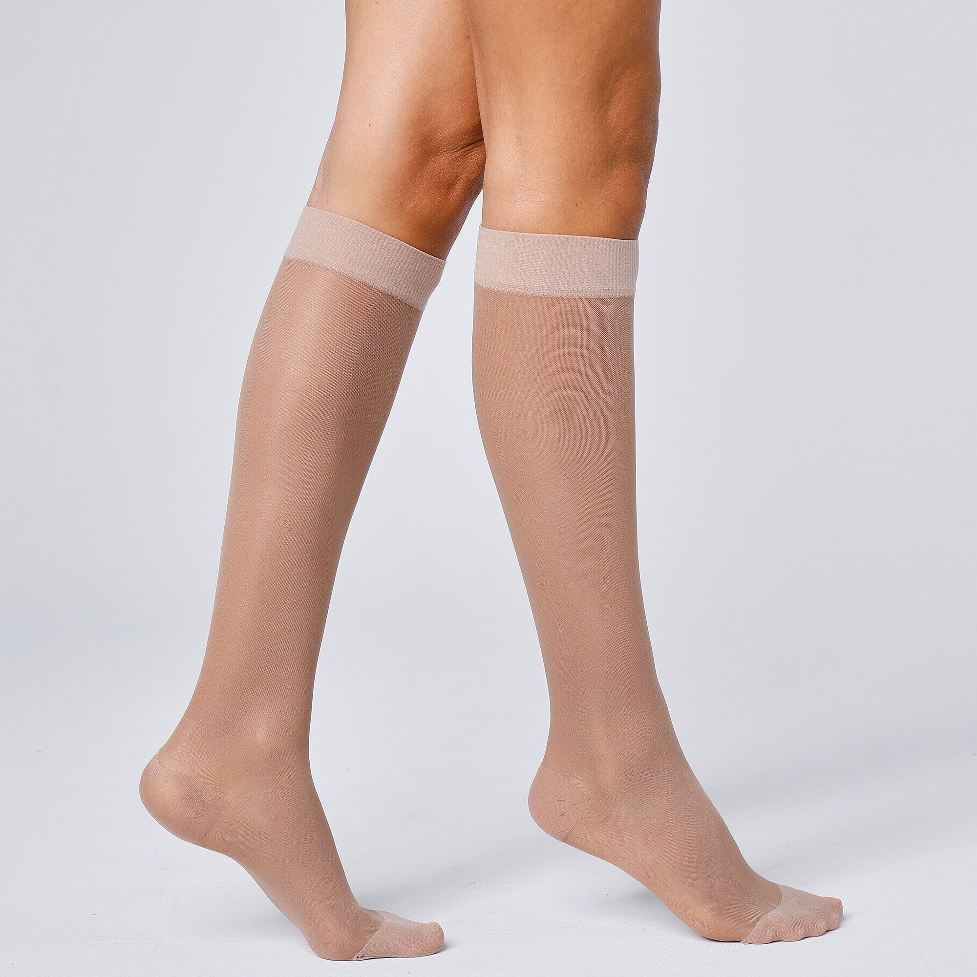 Mi-bas anti fatigue 140 deniers