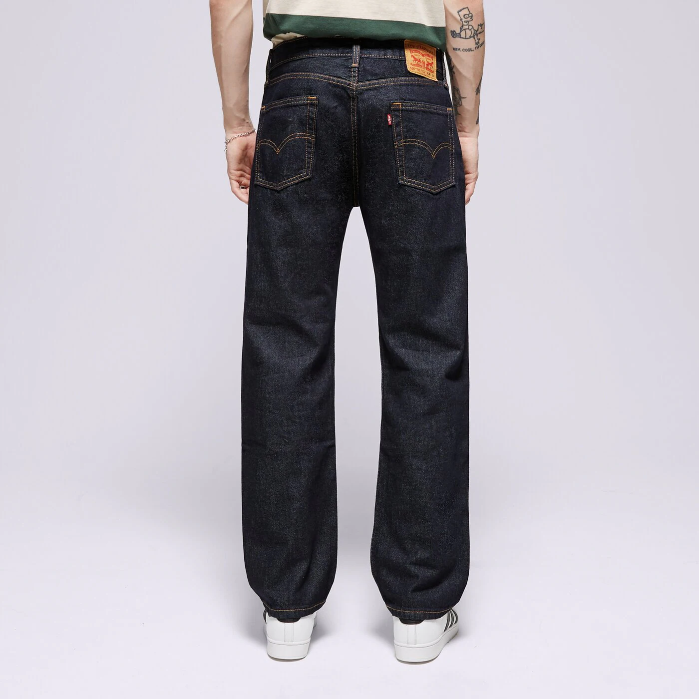 LEVI'S HOSE 555 96 RELAXED STRAIGHT DARK INDIGO Schwarz