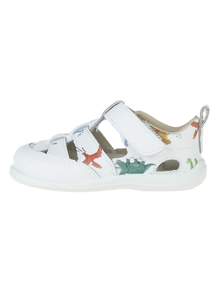 kmins Leder-Halbsandalen in Weiß günstig kaufen