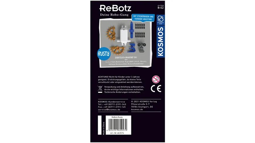 KOSMOS - ReBotz - Rusty der Crawling Bot - Deine Robo-Gang