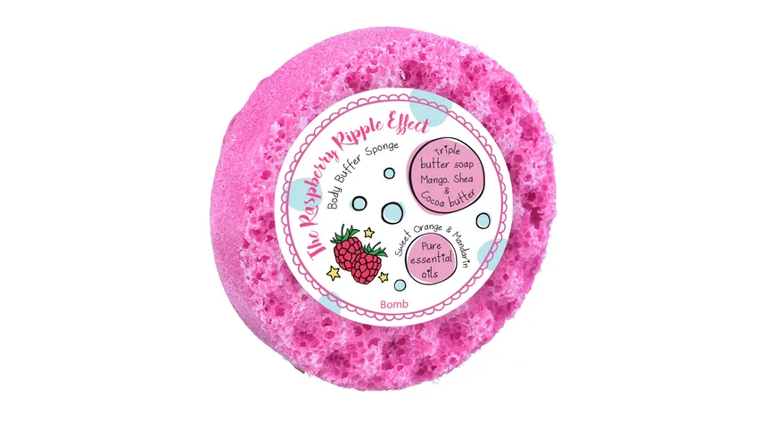 Bomb Cosmetics The Raspberry Ripple Effect Duschschwamm 200 g