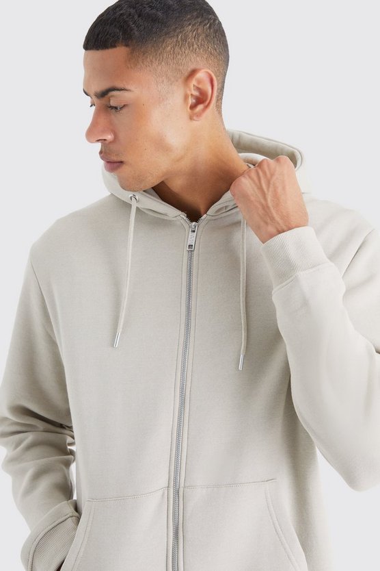 Basic Hoodie mit Reißverschluss