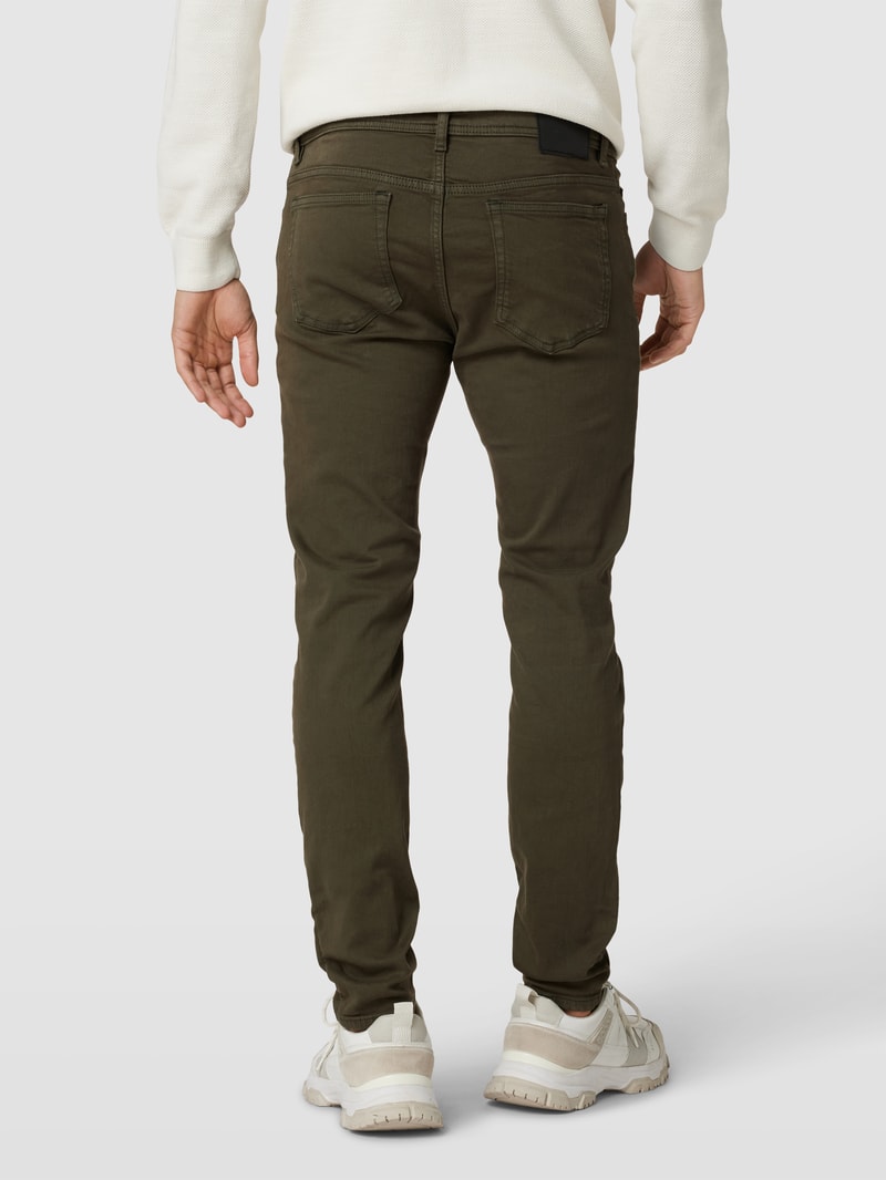 Skinny Fit Jeans mit Modell 'billy' in camel