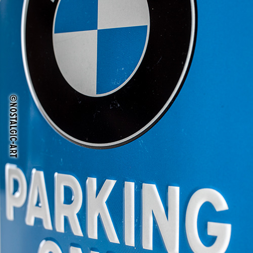Nostalgic Art Retro Blechschild 20x30cm, Motiv "BMW - Parking Only", 1 Stück - ATU