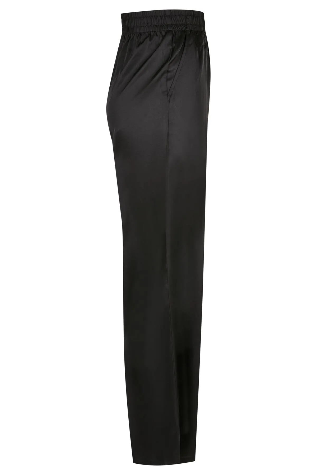Urban Classics  Damen-Hose aus Satin mit weitem Bein