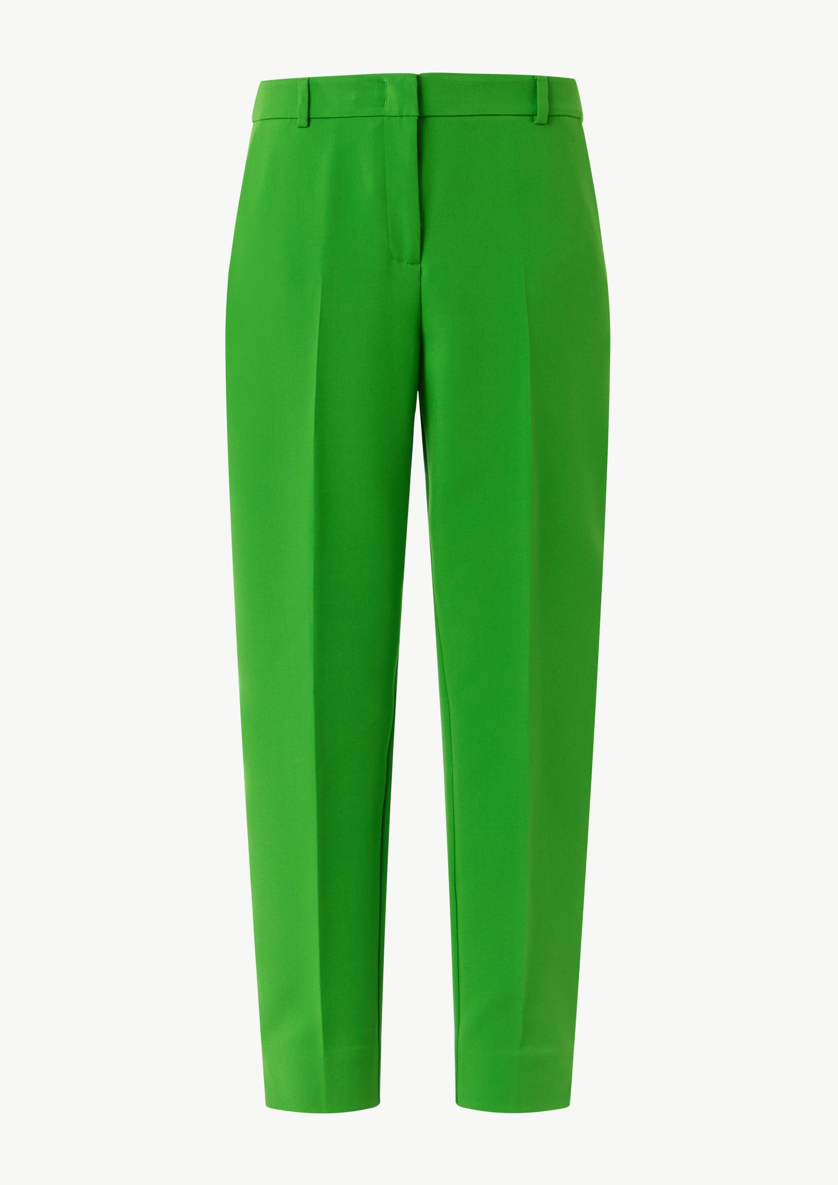 Business-Hose mit geschlitztem Saum - grün