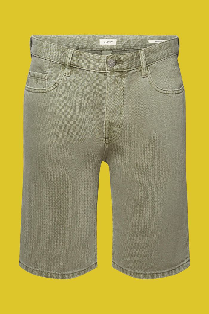 Shorts aus Coloured Denim