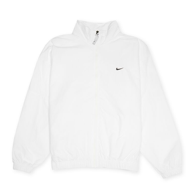 NIKE Solo Swoosh Woven Track Jacket Plain white/black