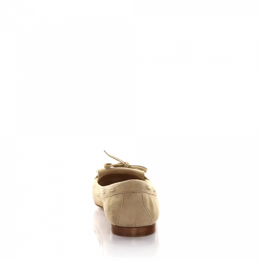 Unützer - Ballerinas Veloursleder beige - beige
