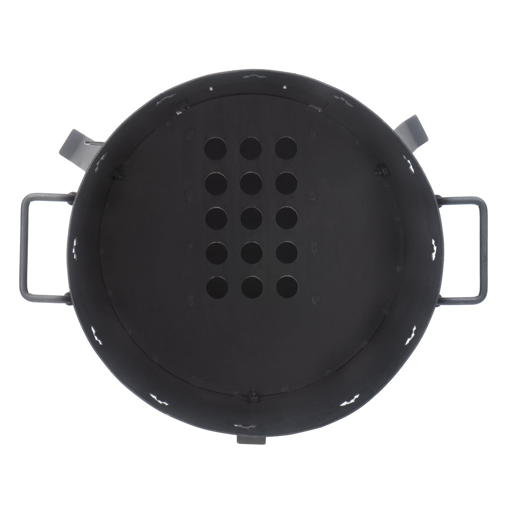 BBQ-Toro Feuerstelle Kazan Ofen Ø 35 cm, Gulaschkessel, Feuerkessel, Outdoor Ofen, Utschak, (1-St), Seitliche Griffe zum Transport